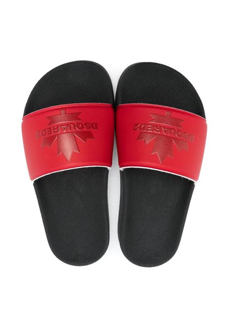 Ciabatte con logo DSQUARED2 JUNIOR | 802513